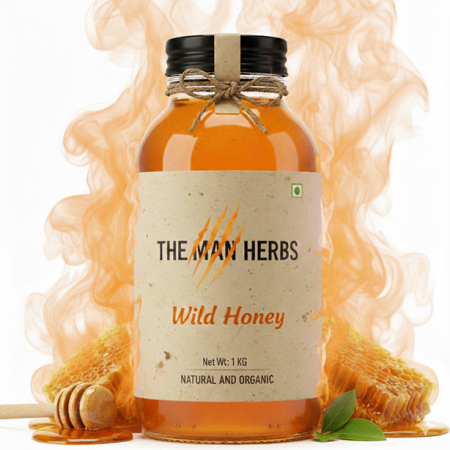 1 KG Wild Raw Honey 100% Organic & Natural | Raw & Sun-Processed | Sourced from Wayanad Tribes