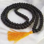 🔮 Original Karungali Malai (Black Ebony) – 6 to 8 mm 54 +1 Beads | Certified Natural | Lab Tested