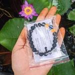 🌋🧿 Original Lava Stone with Evil Eye Protection Bracelet (Unisex, 8mm) |  Lab Certified🧿